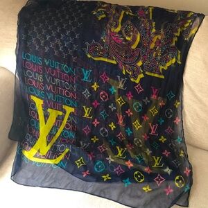 Woman’s Large Sheer Sheer Scarf